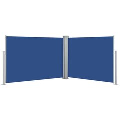 vidaXL lahtitõmmatav külgsein, sinine, 100 x 1000 cm цена и информация | Зонты, маркизы, стойки | kaup24.ee