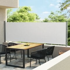 vidaXL lahtitõmmatav terrassi külgsein, 140 x 600 cm, kreemjas hind ja info | Päikesevarjud, markiisid ja alused | kaup24.ee