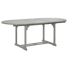 Садовый стол, серый цена и информация | Садовые столы, столики | kaup24.ee