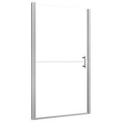 vidaXL dušinurga uks, karastatud mattklaas, 100 x 178 cm hind ja info | Dušikabiinide uksed ja seinad | kaup24.ee