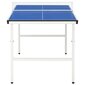 vidaXL 150 cm lauatennise laud võrguga 152 x 76 x 66 cm, sinine цена и информация | Lauamängud ja mõistatused | kaup24.ee