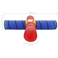 vidaXL mängutunnel цена и информация | Детские игровые домики | kaup24.ee