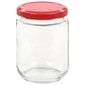 vidaXL klaasist moosipurgid punaste kaantega 48 tk, 230 ml hind ja info | Hoidistamiseks | kaup24.ee