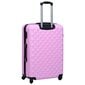 vidaXL kõvakattega kohver 3 tk roosa ABS hind ja info | Kohvrid, reisikotid | kaup24.ee