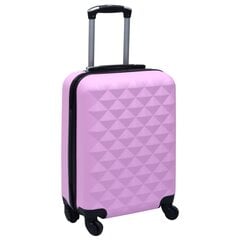 vidaXL kõvakattega kohver roosa ABS цена и информация | Чемоданы, дорожные сумки | kaup24.ee