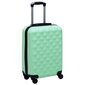 vidaXL kõvakattega kohver 2 tk mündiroheline ABS hind ja info | Kohvrid, reisikotid | kaup24.ee