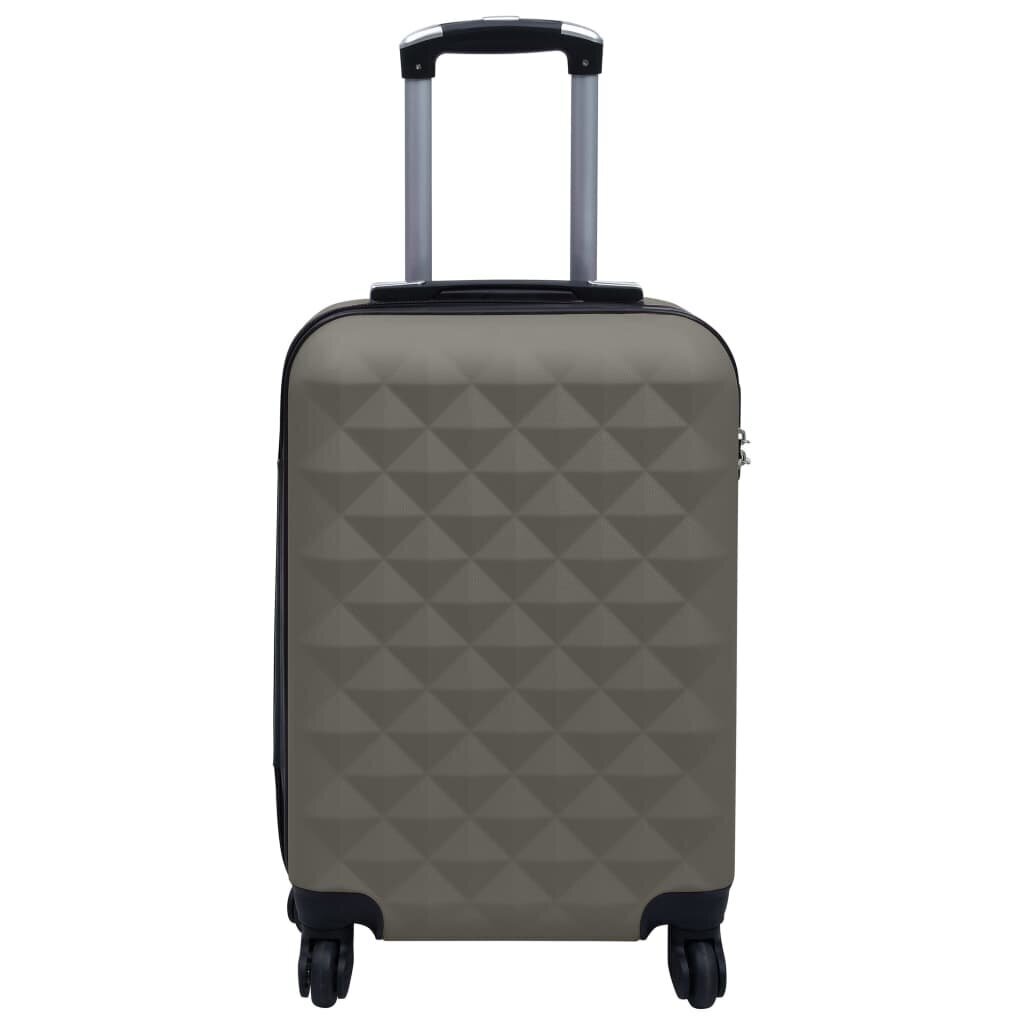 vidaXL kõvakattega kohver 2 tk antratsiithall ABS hind ja info | Kohvrid, reisikotid | kaup24.ee