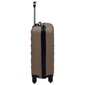 vidaXL kõvakattega kohver 2 tk pruun ABS hind ja info | Kohvrid, reisikotid | kaup24.ee