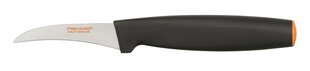 Нож для чистки изогнутое лезвие FF, Fiskars цена и информация | Ножи и аксессуары для них | kaup24.ee