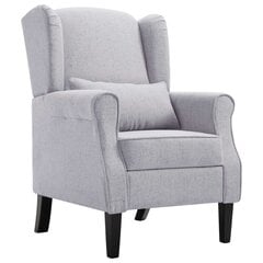 Откидывающееся массажное кресло vidaXL, тёмно-серая ткань цена и информация | Кресла | kaup24.ee