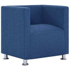 Тканевое кресло, 67x59x77 см, синее цена и информация | Кресла | kaup24.ee