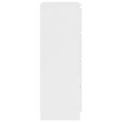 vidaXL puhvetkapp, valge, 60x35x98,5 cm puitlaastplaat hind ja info | Elutoa väikesed kapid | kaup24.ee