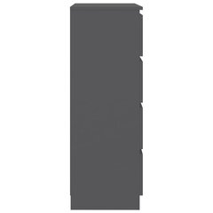 vidaXL puhvetkapp, hall, 60x35x98,5 cm, puitlaastplaat hind ja info | Elutoa väikesed kapid | kaup24.ee