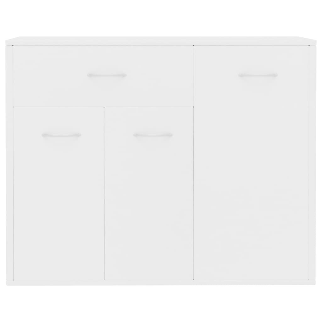 vidaXL puhvetkapp valge 88 x 30 x 70 cm, puitlaastplaat hind ja info | Elutoa väikesed kapid | kaup24.ee