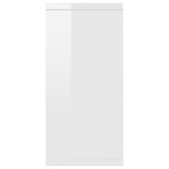 vidaXL puhvetkapp kõrgläikega valge 88 x 30 x 65 cm, puitlaastplaat цена и информация | Шкафчики в гостиную | kaup24.ee