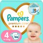 Pampers mähkmed Premium Care suurus 4 (Maxi)- 8–14 Kg, 104 tk цена и информация | Mähkmed | kaup24.ee