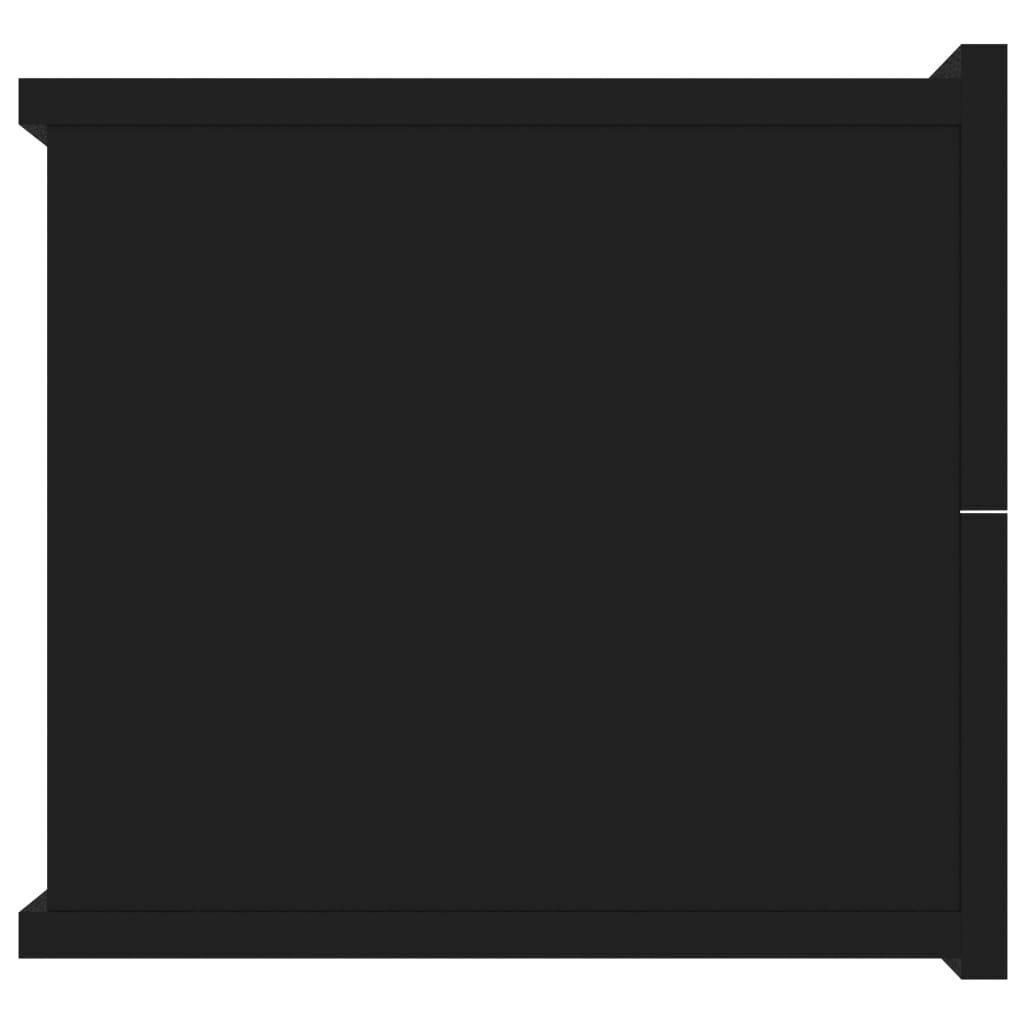 vidaXL öökapid 2 tk, must, 40 x 30 x 30 cm, puitlaastplaat hind ja info | Öökapid | kaup24.ee