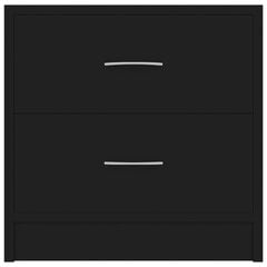 vidaXL öökapp, must, 40 x 30 x 40 cm, puitlaastplaat hind ja info | Öökapid | kaup24.ee