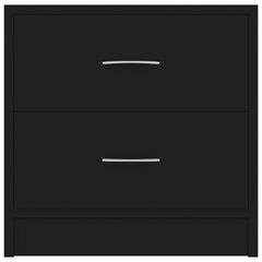vidaXL öökapid 2 tk, must, 40 x 30 x 40 cm, puitlaastplaat hind ja info | Öökapid | kaup24.ee