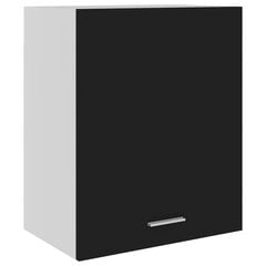 vidaXL köögikapp, must, 50 x 31 x 60 cm, puitlaastplaat hind ja info | Köögikapid | kaup24.ee