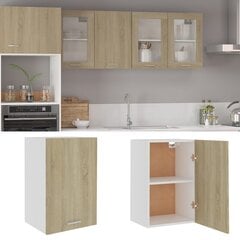 vidaXL köögikapp, Sonoma tamm, 39,5 x 31 x 60 cm, puitlaastplaat hind ja info | Köögikapid | kaup24.ee
