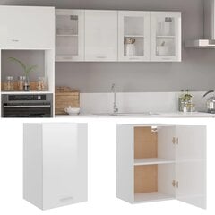vidaXL köögikapp, kõrgläikega valge, 39,5 x 31 x 60 cm, puitlaastplaat цена и информация | Кухонные шкафчики | kaup24.ee