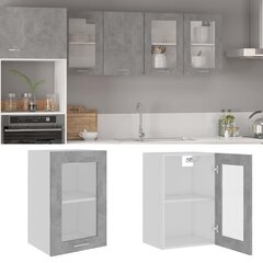 vidaXL köögikapp, betoonhall, 40 x 31 x 60 cm, puitlaastplaat hind ja info | Köögikapid | kaup24.ee
