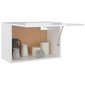 vidaXL köögikapp, kõrgläikega valge, 60 x 31 x 40 cm, puitlaastplaat hind ja info | Köögikapid | kaup24.ee