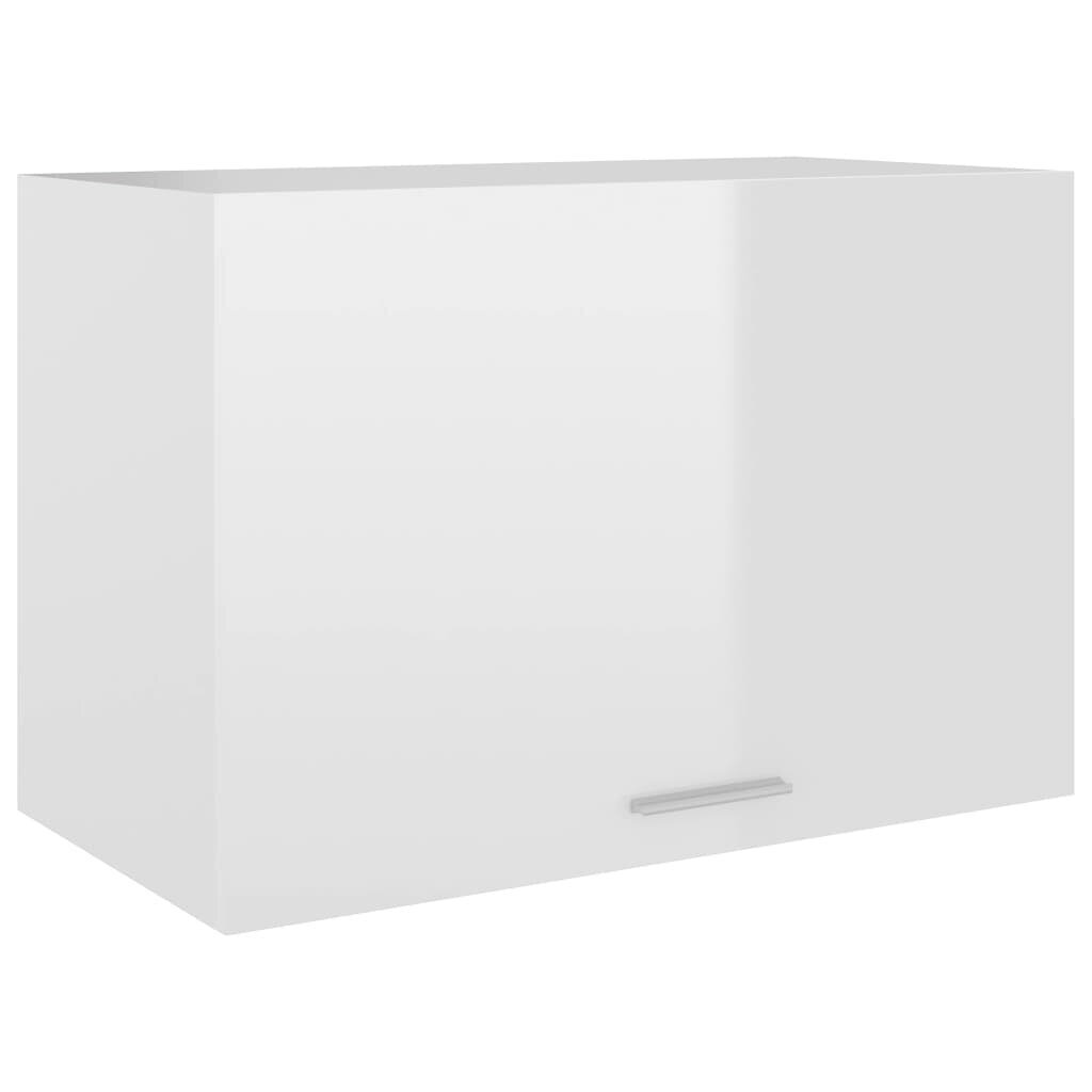 vidaXL köögikapp, kõrgläikega valge, 60 x 31 x 40 cm, puitlaastplaat hind ja info | Köögikapid | kaup24.ee