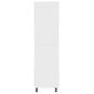 vidaXL köögikapp, kõrgläikega valge, 60 x 57 x 207 cm puitlaastplaat hind ja info | Köögikapid | kaup24.ee