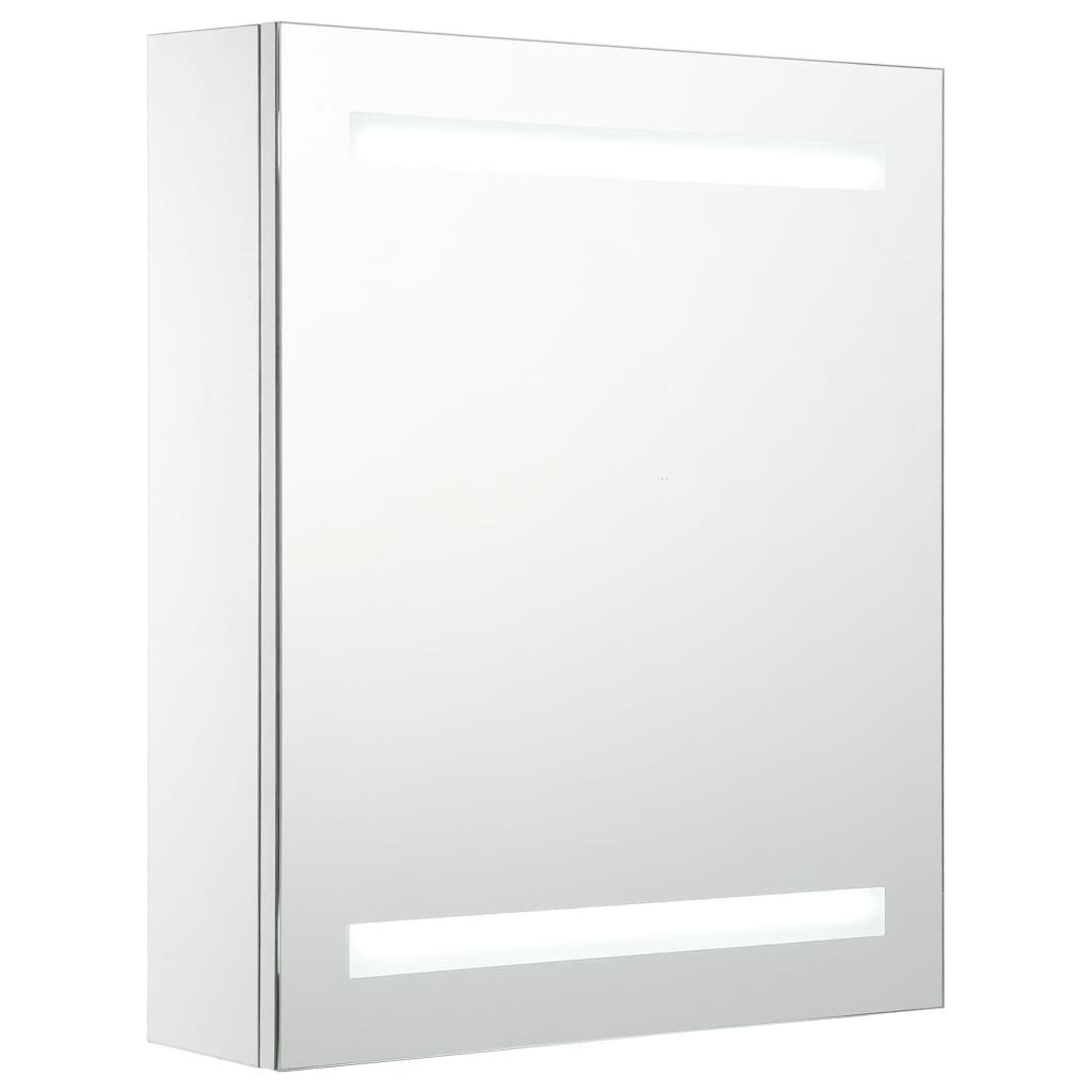 vidaXL LED-vannitoa peegelkapp, 50 x 14 x 60 cm цена и информация | Vannitoakapid | kaup24.ee