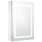 vidaXL LEDidega vannitoa peegelkapp, 50 x 13 x 70 cm hind ja info | Vannitoakapid | kaup24.ee