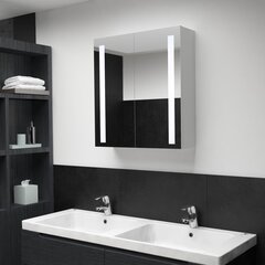 vidaXL LED vannitoa peegelkapp, 62 x 14 x 60 cm цена и информация | Шкафчики для ванной | kaup24.ee