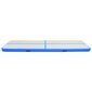 vidaXL täispumbatav võimlemismatt pumbaga 600x100x15 cm PVC sinine hind ja info | Joogamatid | kaup24.ee