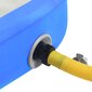 vidaXL täispumbatav võimlemismatt pumbaga 800x100x15 cm PVC sinine hind ja info | Joogamatid | kaup24.ee