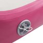 vidaXL täispumbatav võimlemismatt pumbaga 300x100x20 cm PVC roosa цена и информация | Joogamatid | kaup24.ee