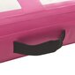 vidaXL täispumbatav võimlemismatt pumbaga 200x200x20 cm PVC roosa hind ja info | Joogamatid | kaup24.ee