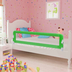 vidaXL voodiäär väikelapse voodile, 2 tk, 150 x 42 cm, roheline цена и информация | Товары для безопасности детей дома | kaup24.ee