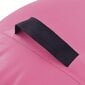 vidaXL täispumbatav võimlemisrull pumbaga 120x90 cm PVC roosa hind ja info | Joogatarvikud | kaup24.ee