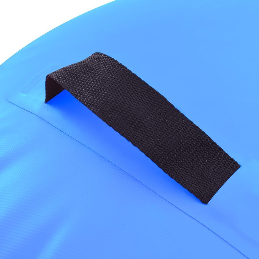 vidaXL täispumbatav võimlemisrull pumbaga 120x90 cm PVC sinine hind ja info | Joogatarvikud | kaup24.ee