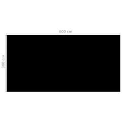 vidaXL basseinikate, must, 600 x 300 cm, PE hind ja info | Basseinitehnika | kaup24.ee