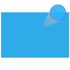 vidaXL kandilise basseini kate, 600 x 400 cm, PE, sinine hind ja info | Basseinitehnika | kaup24.ee