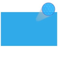 vidaXL kandilise basseini kate, 1000 x 600 cm, PE, sinine hind ja info | Basseinitehnika | kaup24.ee