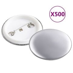 vidaXL rinnamärgi tagused, 500 tk, 37 mm цена и информация | Булавки, иглы | kaup24.ee