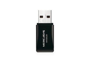 Juhtmevaba USB adapter Mercusys MW300UM цена и информация | Маршрутизаторы (роутеры) | kaup24.ee