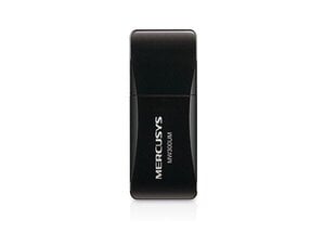 Juhtmevaba USB adapter Mercusys MW300UM цена и информация | Маршрутизаторы (роутеры) | kaup24.ee