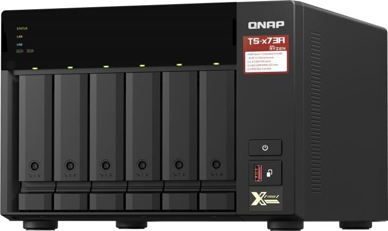 Qnap TS-673A-8G цена и информация | Välised kõvakettad (SSD, HDD) | kaup24.ee