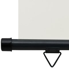 vidaXL rõdu külgsein, 80 x 250 cm, kreemjasvalge hind ja info | Päikesevarjud, markiisid ja alused | kaup24.ee