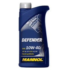 Полусинтетическое моторное масло Mannol Defender 10W-40, 5л цена и информация | Моторные масла | kaup24.ee