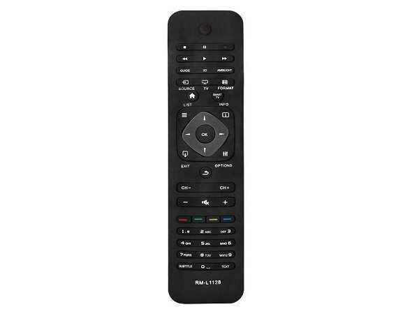 HQ LXP1128 TV remote control PHILIPS LCD/LED RM-L1128 Black hind ja info | Smart TV tarvikud | kaup24.ee